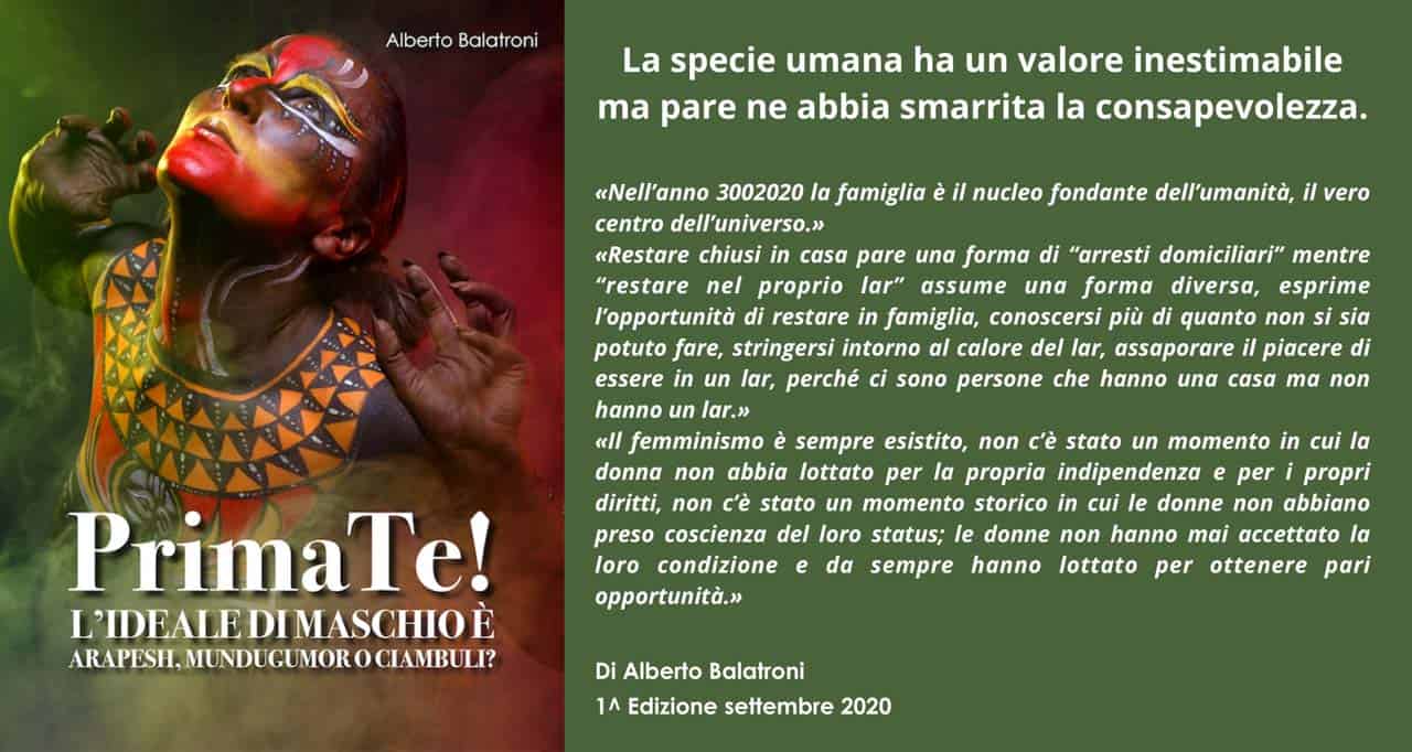 Livro publicado por Alberto em setembro de 2020. Edição independente apenas em italiano.