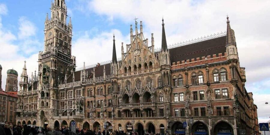 Munique Neues Rathaus palácio da Prefeitura Munique Neues Rathaus palácio da Prefeitura