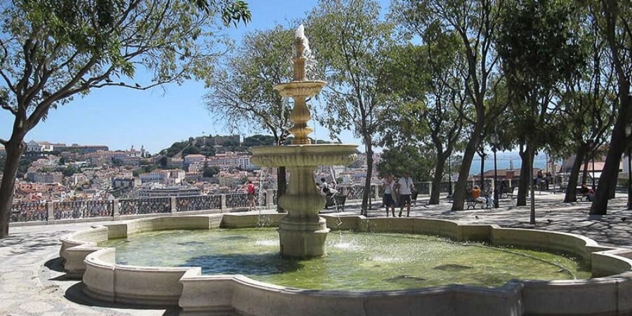 Lisboa Miradouro de São Pedro de Alcântara