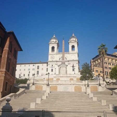 Roma Piazza di Spagna e Trinità dei Monti