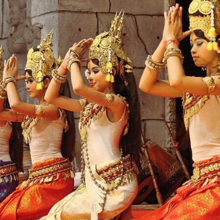 Siem Reap no noroeste do Camboja