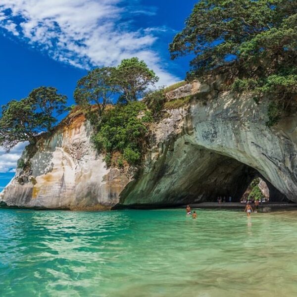 nova zelândia cathedral cove suoviaggio