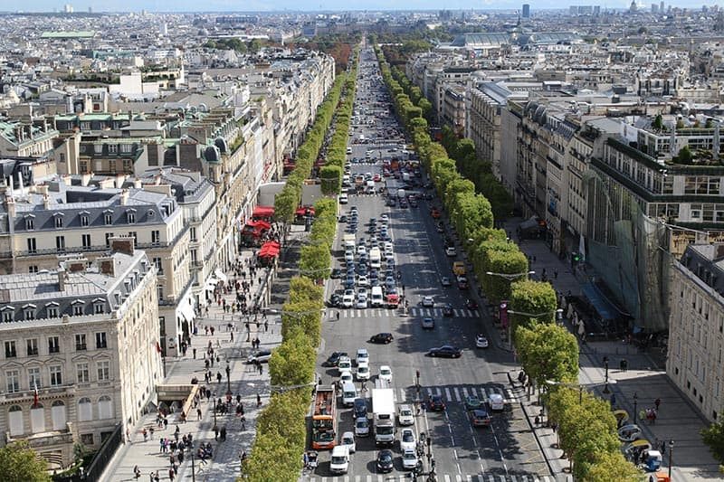 Paris Champs Élysées - Foto free license