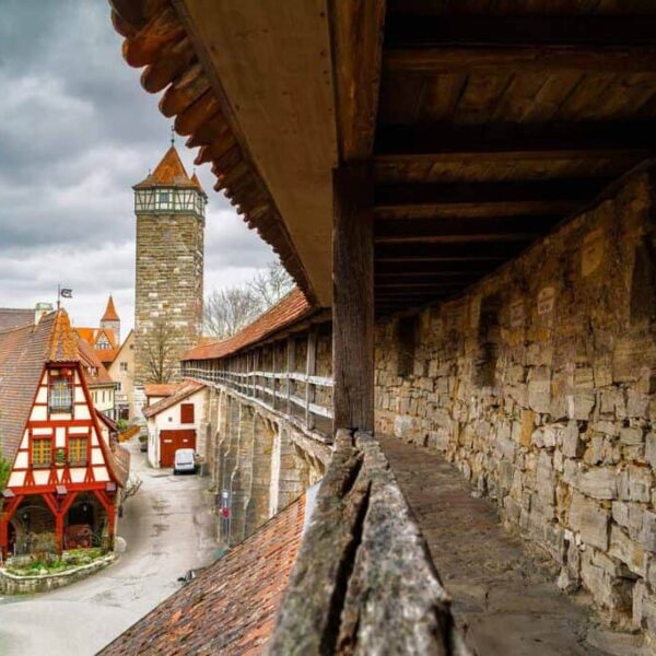 Rothenburg ODT Rodertor e Muralha - Foto: Free license