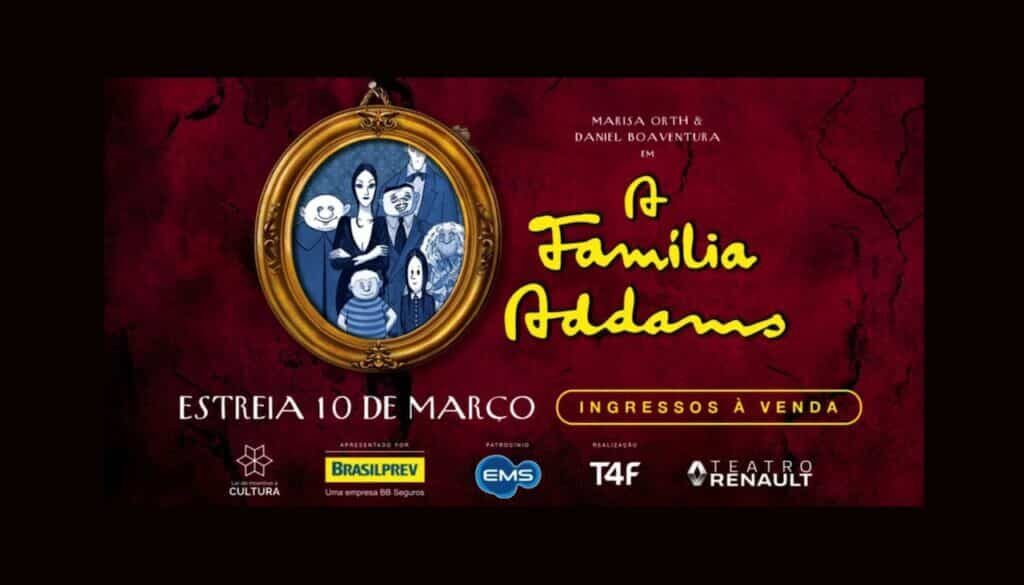 A Família Addams Teatro Renault SP