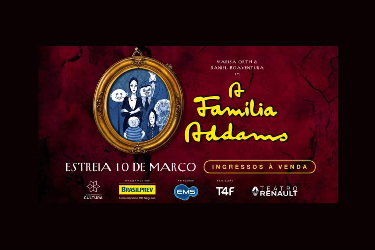 A Família Addams Teatro Renault SP