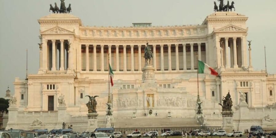 Roma Piazza Venezia e Altar da Pátria