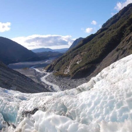 Franz Josef Glacier, as Lágrimas de Hinehukatere