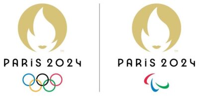 paris 2024 logo doble