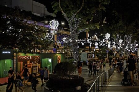 A atmosfera natalina em Hong Kong