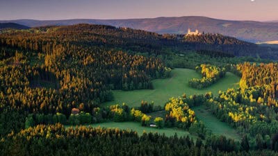 república tcheca floresta de šumava foto visitczechia