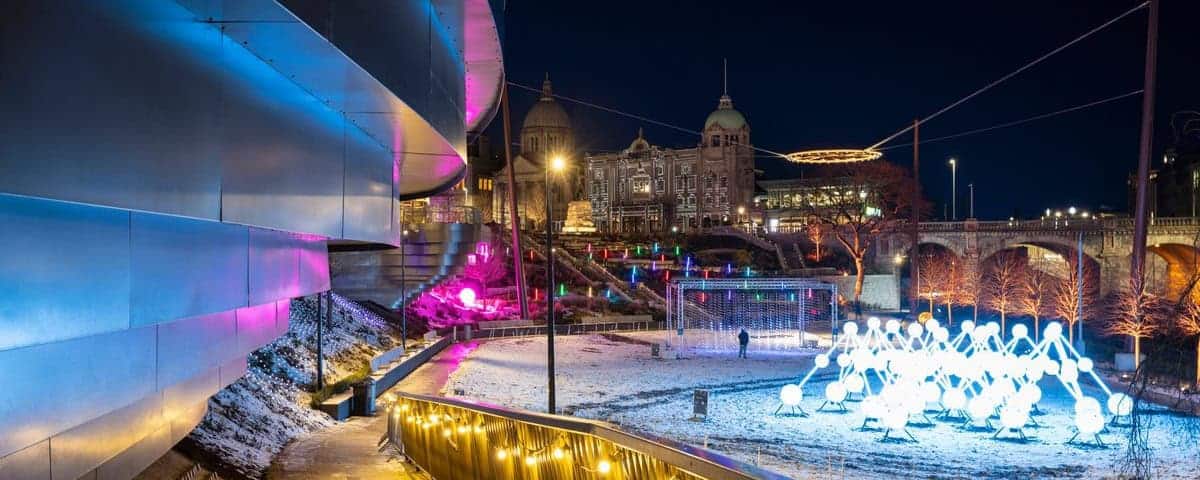 spectra scotland’s festival of light 2024, aberdeen. © visitscotland : kenny lam