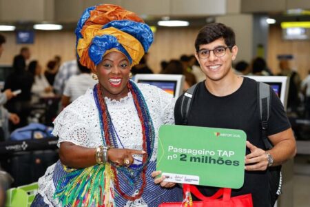 TAP ALCANÇA DOIS MILHÕES DE PASSAGEIROS NAS ROTAS PORTUGAL-BRASIL