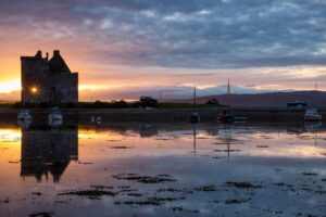 lochranza castle on the isle of arran. © kenny lam