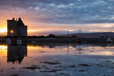 lochranza castle on the isle of arran. © kenny lam