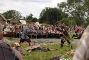 Vikings e flores de cerejeira compartilham a estação