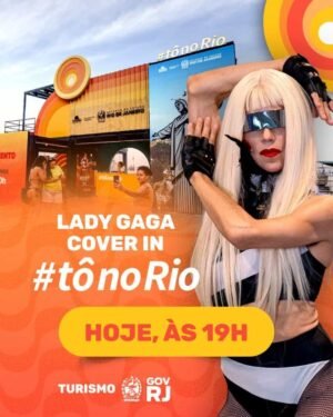 card divulgação do show da lady gaga cover