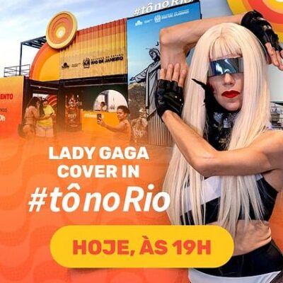 card divulgação do show da lady gaga cover