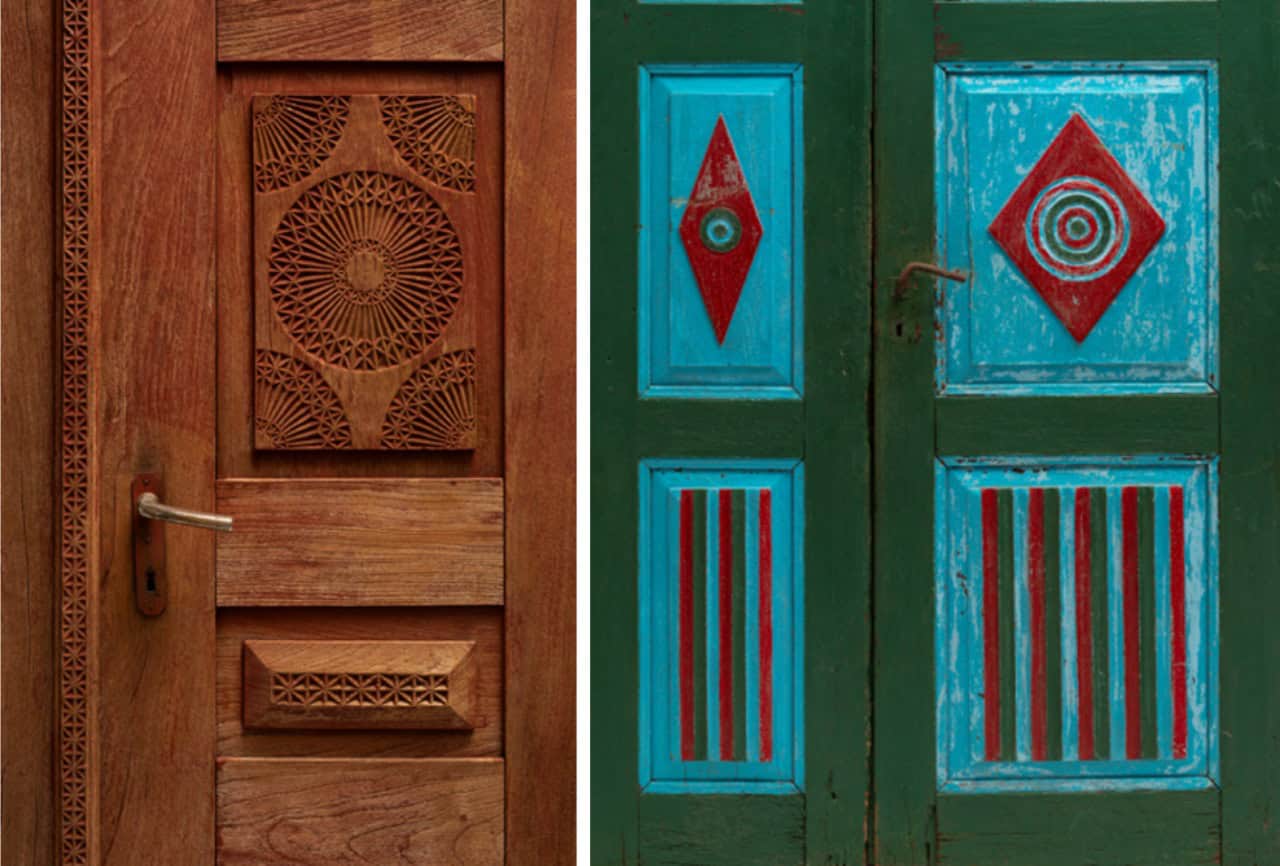 detalhes de portas da coleção azevedo moura