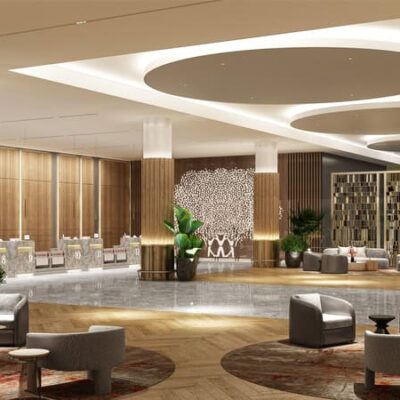 nova área de check in da primeira classe da emirates no terminal 3 do aeroporto internacional de dubai (dxb) divulgação emirates