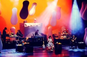 show “música de brinquedo” do pato fu no sesc vila mariana (foto graceodareprodução)