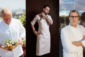 three chefs three feasts