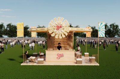 3d da ativação cerveja sol no festival turá, em são paulo crédito divulgação