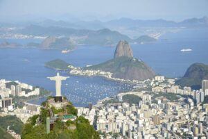 corcovado e o pão de açúcar cidade do rio de janeiro foto alexandre macieira riotur