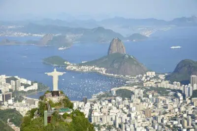 corcovado e o pão de açúcar cidade do rio de janeiro foto alexandre macieira riotur