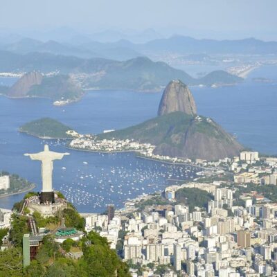 corcovado e o pão de açúcar cidade do rio de janeiro foto alexandre macieira riotur