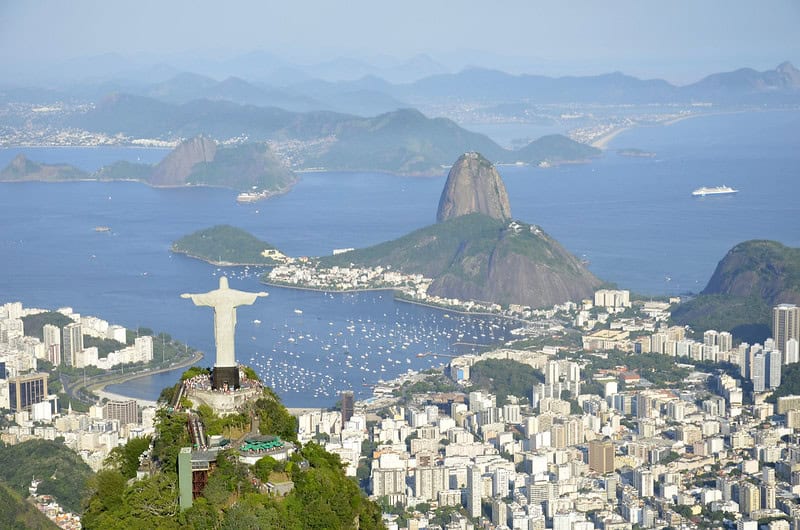 corcovado e o pão de açúcar cidade do rio de janeiro foto alexandre macieira riotur