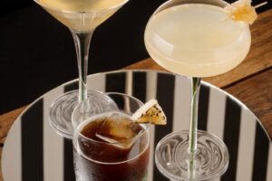 crystal diva, timeless negroni e honey 75