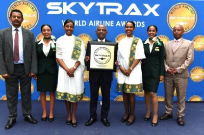 Ethiopian Airlines é destaque no SKYTRAX 2025
