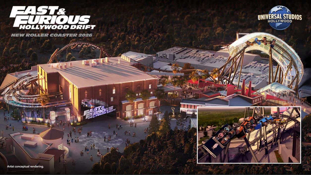 fast & furious universal studios montanha russa