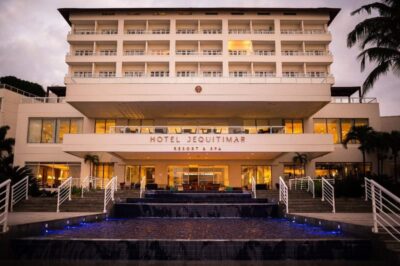 hotel jequitimar traz programação intensa de música de qualidade, exposição interativa e muito mais no o único hotel pé na areia do litoral paulista. foto divulgação