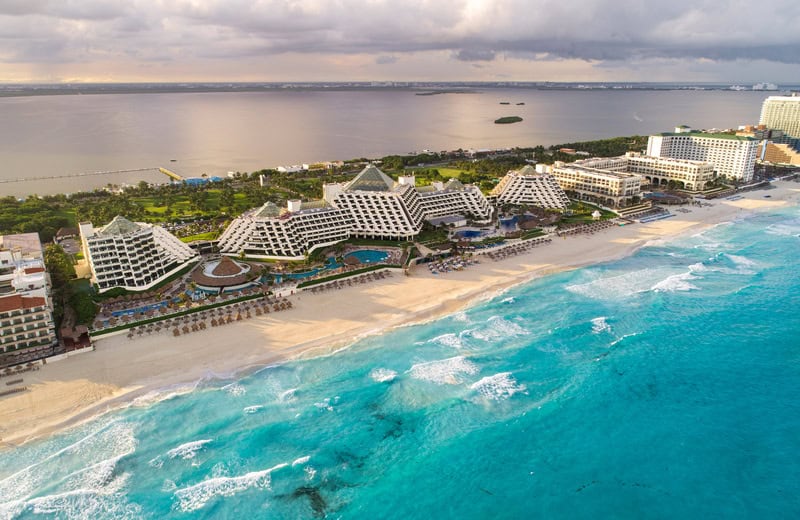 fotografías aereas paradisus cancún