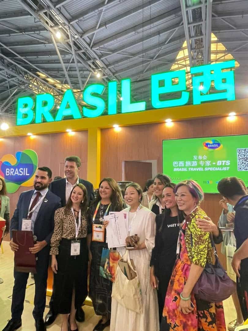 o secretário de estado de turismo, gustavo tutuca, participou do evento na china crédito ascom setur rj
