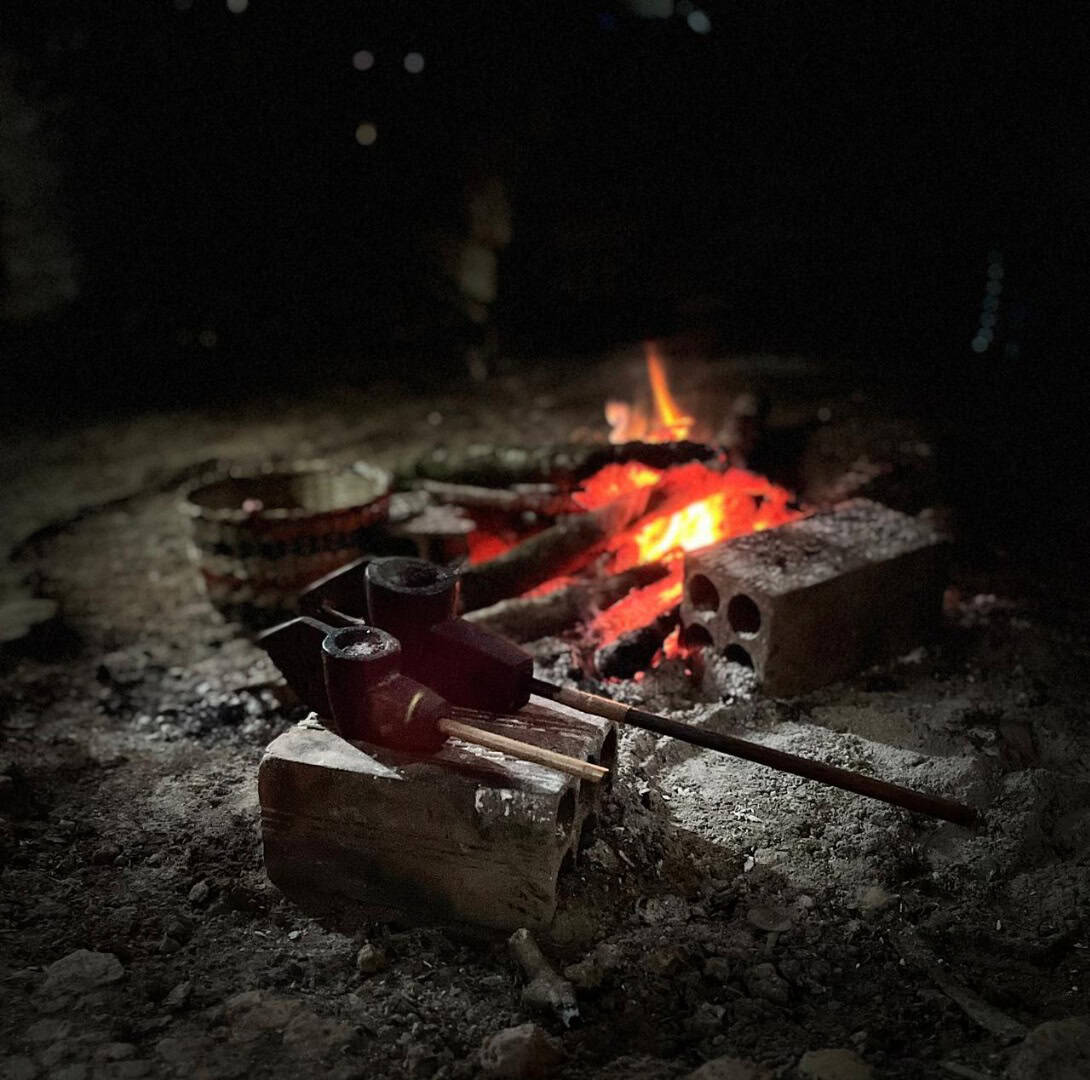 petynguá cachimbo utilizado em cerimônias como o nhemongaraí (batismo) (foto nhamandu cunha, aldeia kuaray haxá)