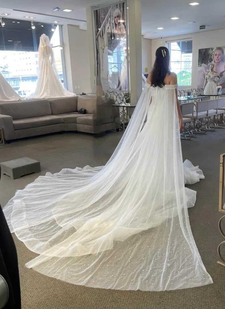 vanessa machado na prova dos vestidos. será que esse foi o escolhido