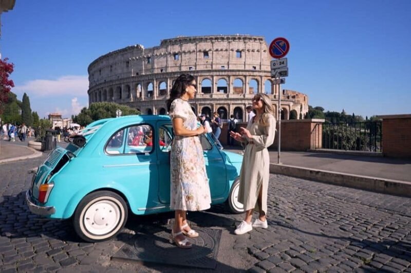 a apresentadora daniela filomeno durante passeio por roma foto reprodução cnn brasil