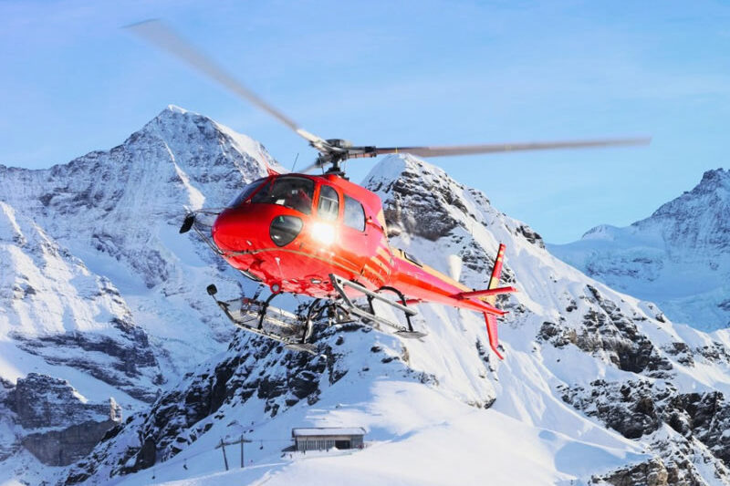 Voo de helicóptero sobre a cidade de Ushuaia - sujeito às condições climáticas