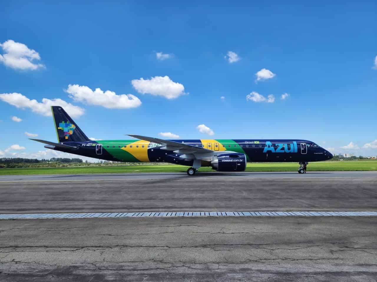 aeronave embraer 195 e2 da azul