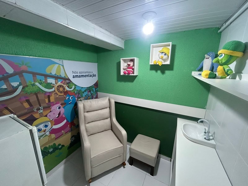 beach park inaugura segunda sala de apoio à lactação para colaboradoras divulgação