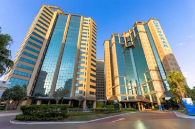 empreendimeto conta com mais de 600 apartamentos e uma localização privilegiada