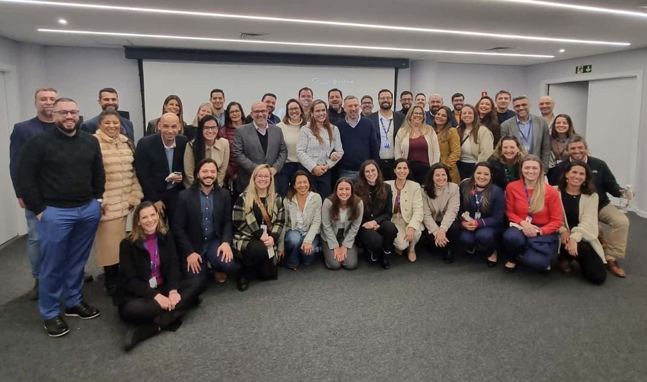 encontro reuniu executivos da latam e da fraport, além de agências e empresas da região, com foco nas conquistas recentes e nas perspectivas promissoras para o aeroporto (divulgação)