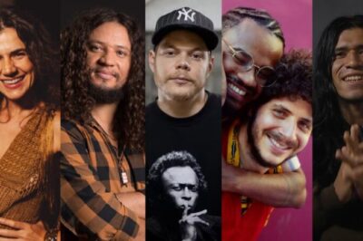mariana aydar, rapadura xique chico, dj daniel tampenpi, a dupla thiago ramil e dona conceição e ian wapichana foto divulgação