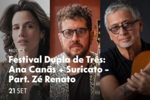 trio de ana cañas, suricato e zé renato encerra o festival foto divulgação