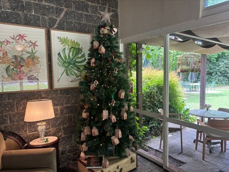 Árvore de biscoitos comestíveis da casa bambuí. fotodivulgação