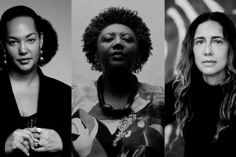 da esquerda para a direita diane lima rosana paulino e adriana varejão. créditos wallace domingues rodrigo ladeira e tinko czetwertynsk