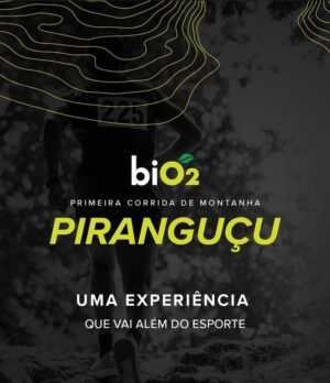 Primeira corrida de montanha em Piranguçu, evento bioO2 com experiência esportiva além do esporte, envolvimento com natureza e percurso em áreas rurais, promovendo saúde e bem-estar.
